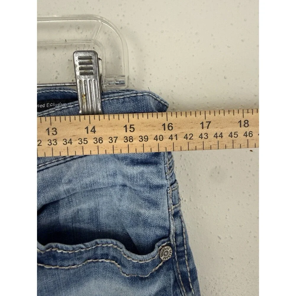 Salvage SLVG Buckle Havoc Straight Slim Fit Jeans Mens Sz 34S (Actual 32x29)